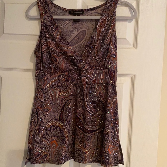INC top with sparkle! - Picture 1 of 4
